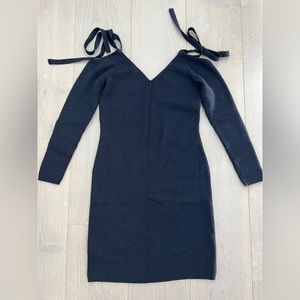 Club Monaco - V-neck Sweater Dress, Size 0